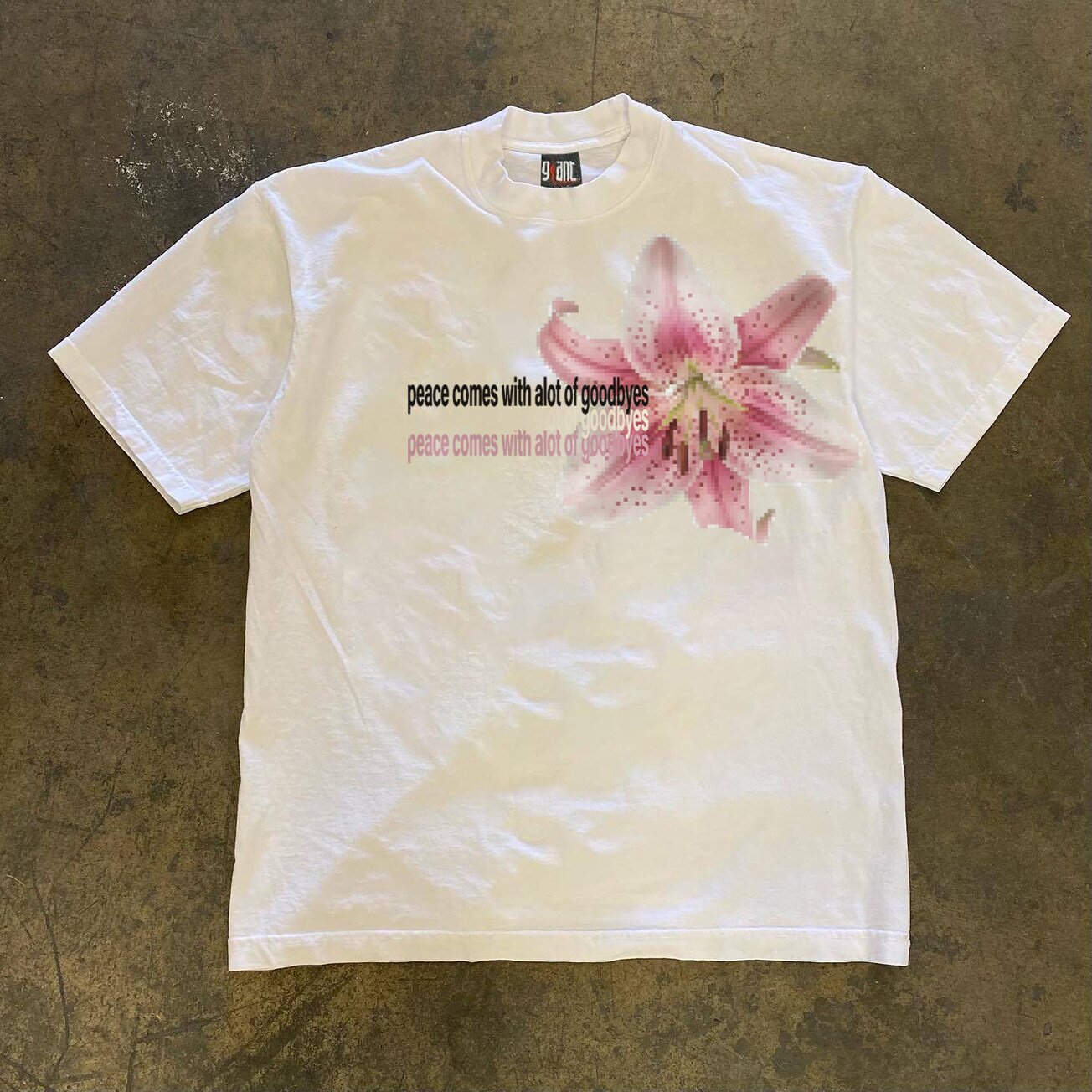 thumbnail for Xiao Chen's story is more than 3A260 grams of double yarn cotton! American retro heavy couple woman loose short sleeve t-shirt men