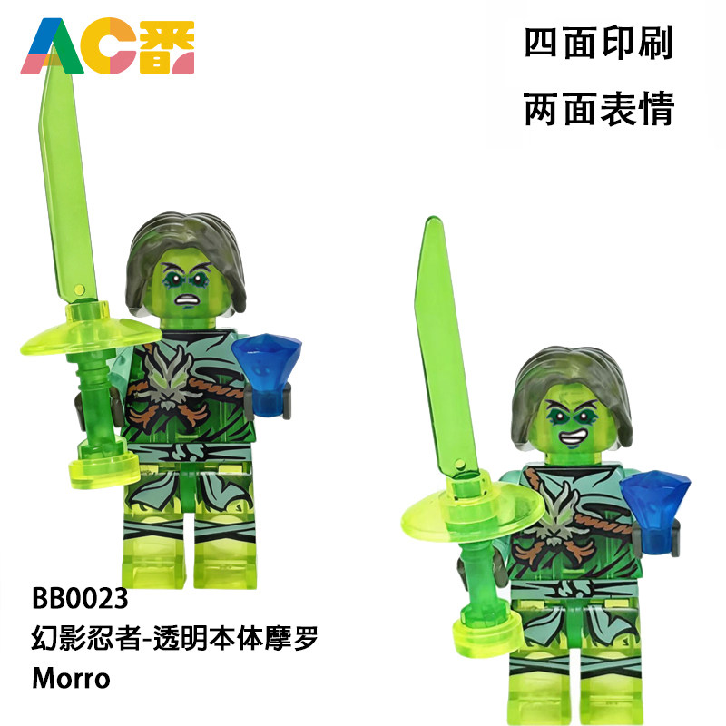 幻影忍者摩罗透明人仔双面表情图片