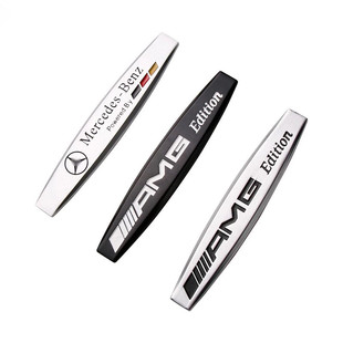 E级 饰AMG改装 GLA GLC车身贴叶子板贴侧帖装 车标贴 CLA Benz新C级