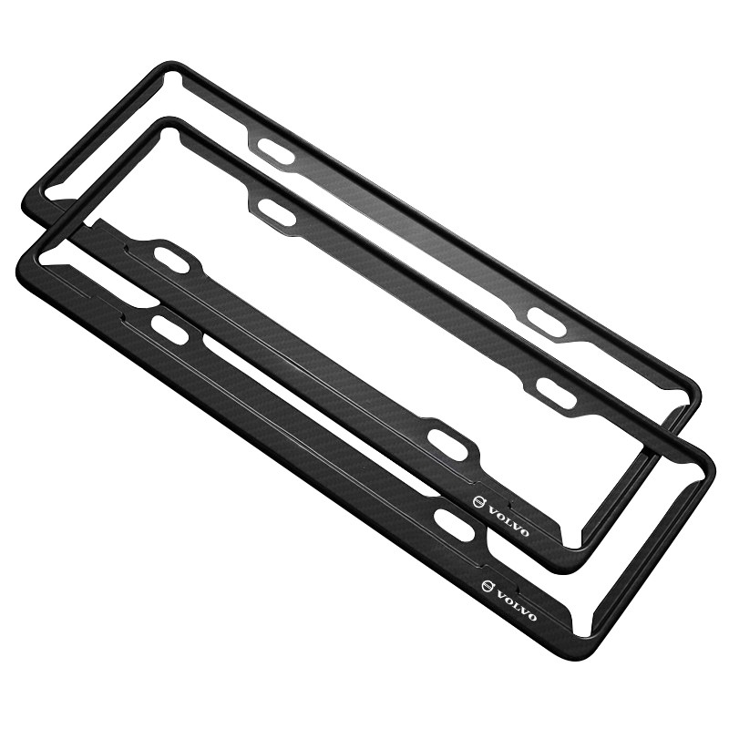 沃尔沃车牌边框C30S60 XC60S60L车牌架S80L XC90 V60汽车牌照框套