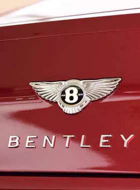 宾利欧陆添越车标GT后英文字母标BENTELY标志贴飞驰慕尚 后尾箱标