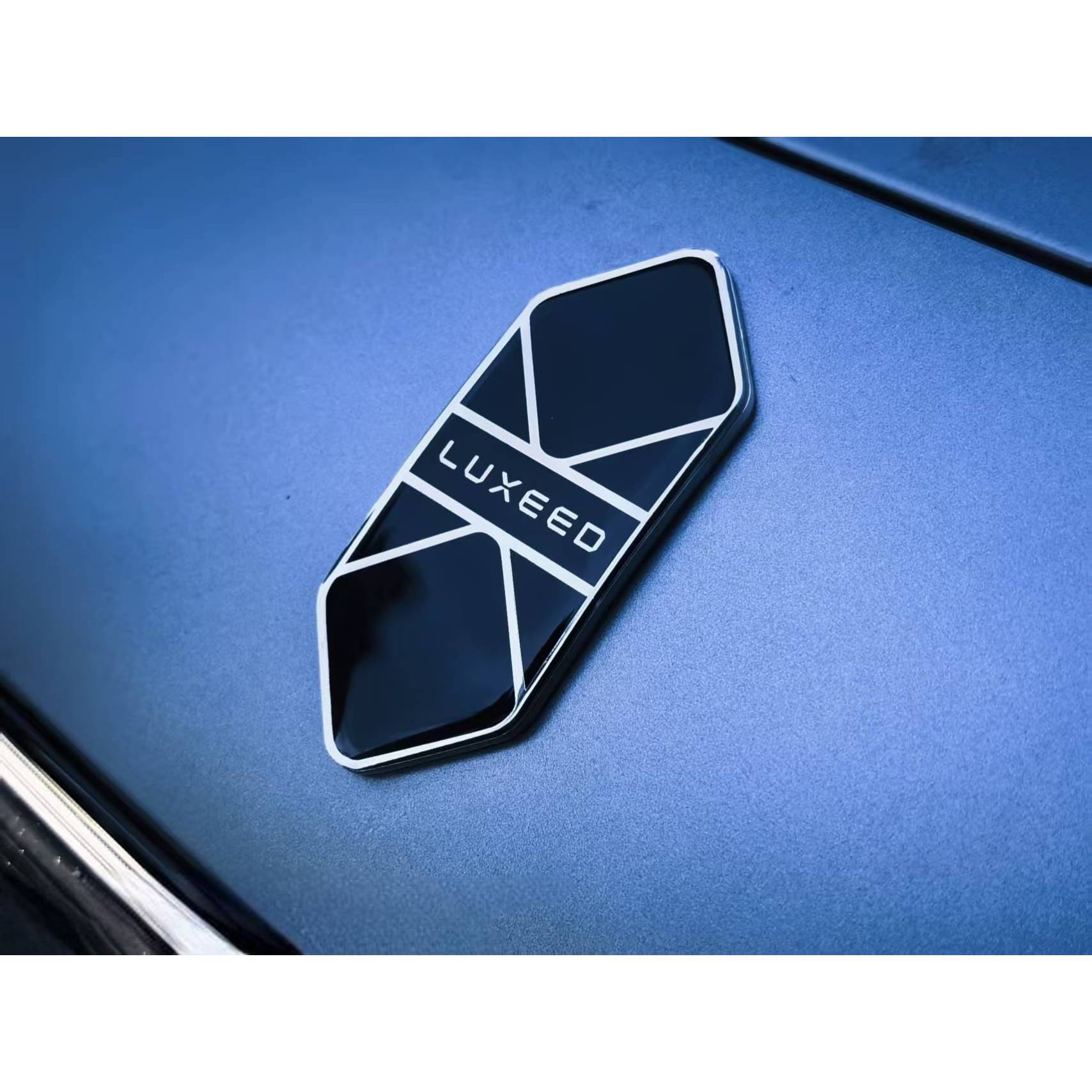 智界前标R7/S7车标黑曜款金属标车标S7车标车标珐琅彩琉璃蓝前标