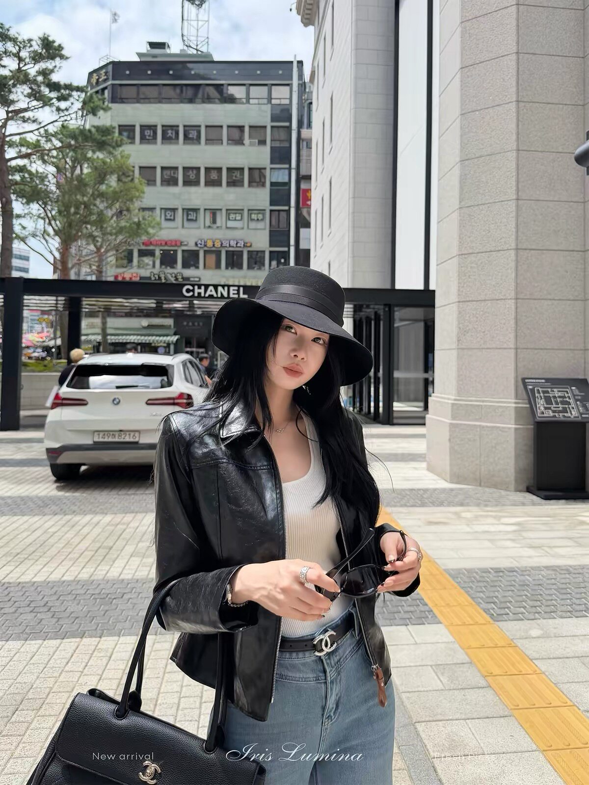 26100女士机车款皮衣