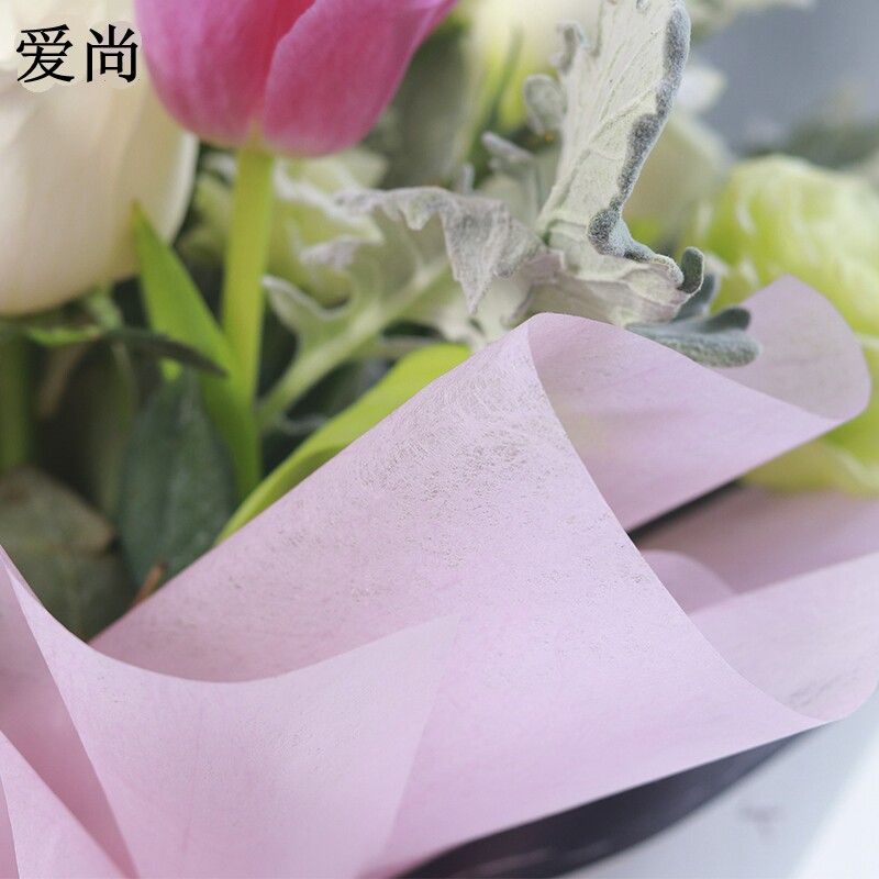 棉花糖内衬纸鲜花花束保鲜纸打用