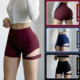 外穿三分裤 可调节扣性感运动口袋短款 女 显臀健身短裤 蜜桃臀瑜伽裤