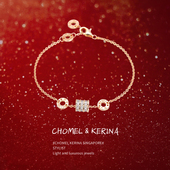 转运珠小蛮腰手链女纯银轻奢小众精致纯银送闺蜜生日礼物 新品