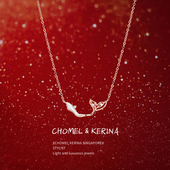 设计师「美人鱼」s925纯银项链女士轻奢小众高级感送闺蜜生日礼物