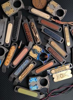 【酋公物意】 DIRTY TALK Crowbar 贴片脏话携行EDC撬棍可换贴片