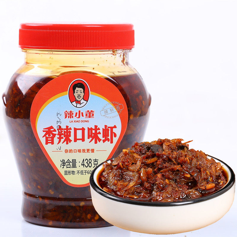 拌饭虾米酱辣小董香辣口味虾酱虾米酱正宗湖南特产虾仔辣椒酱即食