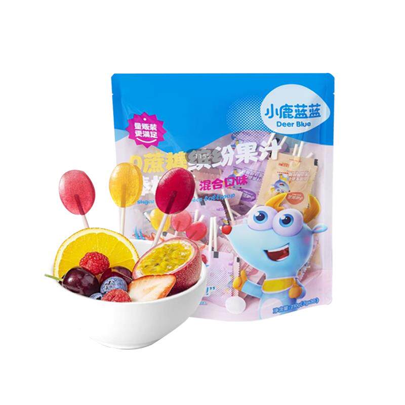 新货儿童棒棒糖0蔗糖木糖醇配方宝宝水果糖(送婴幼儿食