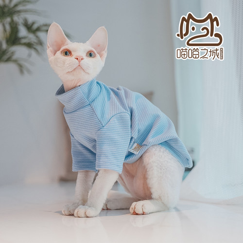 猫咪发热阳离子德绒秋冬加厚长袖