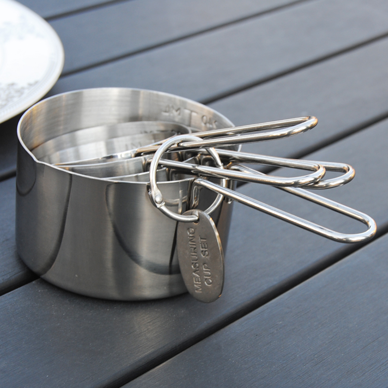 出口德国加厚304量杯烘焙不锈钢