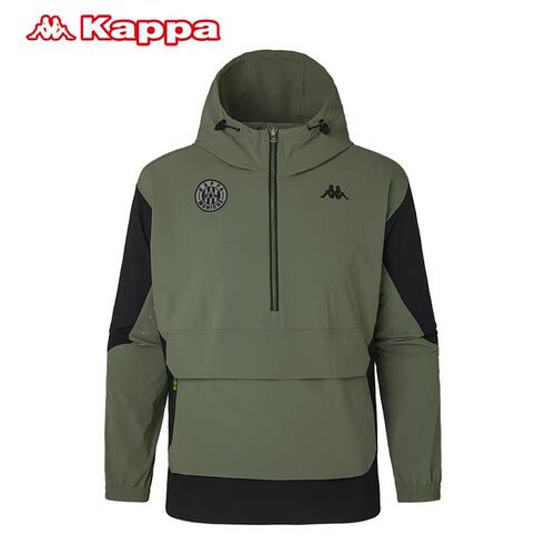 KAPPA男时尚方口带防风卫衣