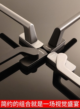 平开窗门窗把手断桥铝门窗执手底座门把手涂层传动悬外五金件深圳