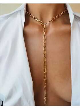 个性性感金色和银色女士优雅项饰