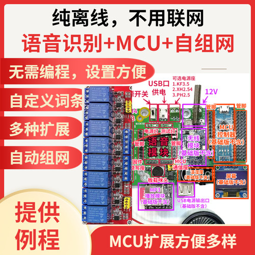 语音识别,使用方便,例子多上手快