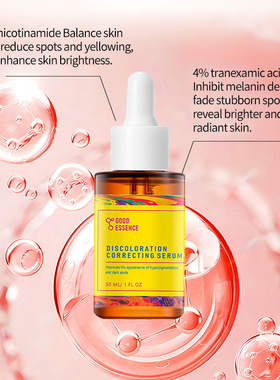 跨境Niacinamide Serum 烟酰胺精华光滑肌肤滋润水淡化黑斑修正