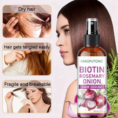 跨境Hair Serum Spray洋葱护发精华喷雾韧发密发柔顺懒人免洗喷雾