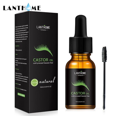 莲碧泉Lanthome蓖麻油castor oil睫毛液 护发素温和滋润10ml