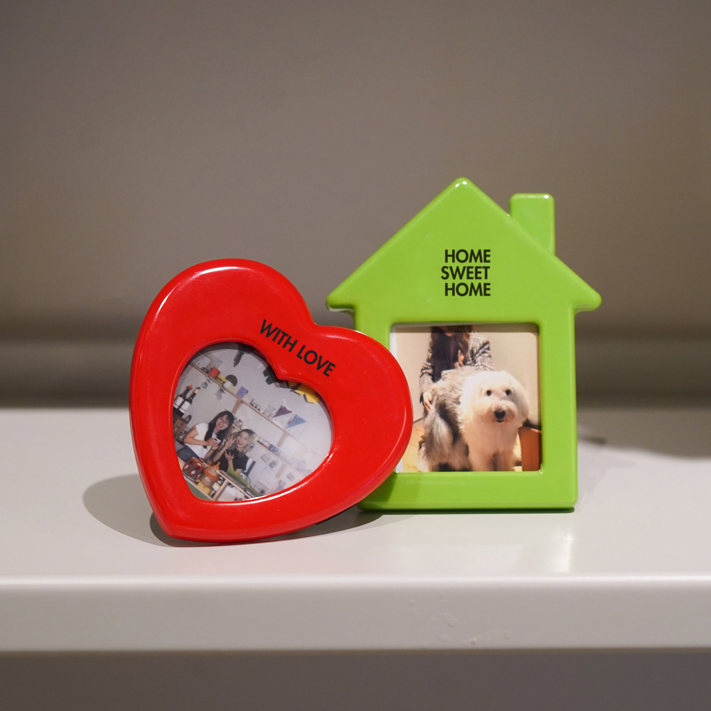 VM香草山 有爱有家 多用便携相框冰箱贴创意礼物拍立得原创设计