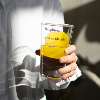 VM原创设计快乐玻璃杯高硼硅耐热