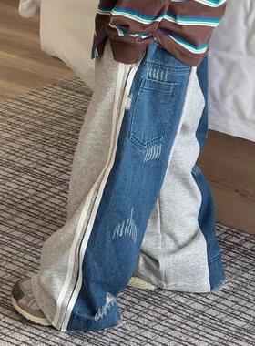 男童裤子秋季款休闲裤炸街长裤外穿秋装男孩宝宝儿童帅气潮流童装