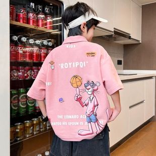 短袖 2025新款 麦科贝尔男童夏装 POLO衫 上衣酷帅 夏季 中大童男孩夏款