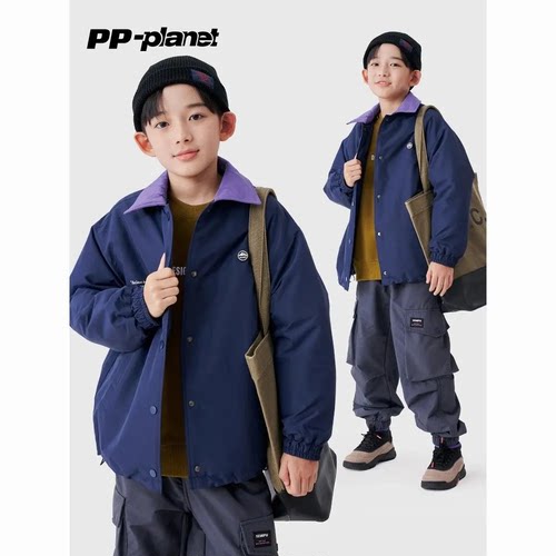 男童棉衣秋冬2026新款儿童棉服冬装中大童翻领加厚小棉袄保暖外套