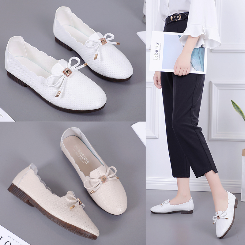 2018防滑软底韩版蝴蝶结休闲鞋