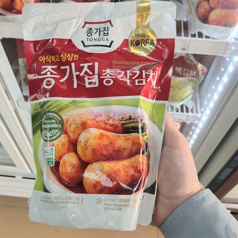 香港代购韩国宗家府泡菜原件萝卜腌制/榨菜/泡菜