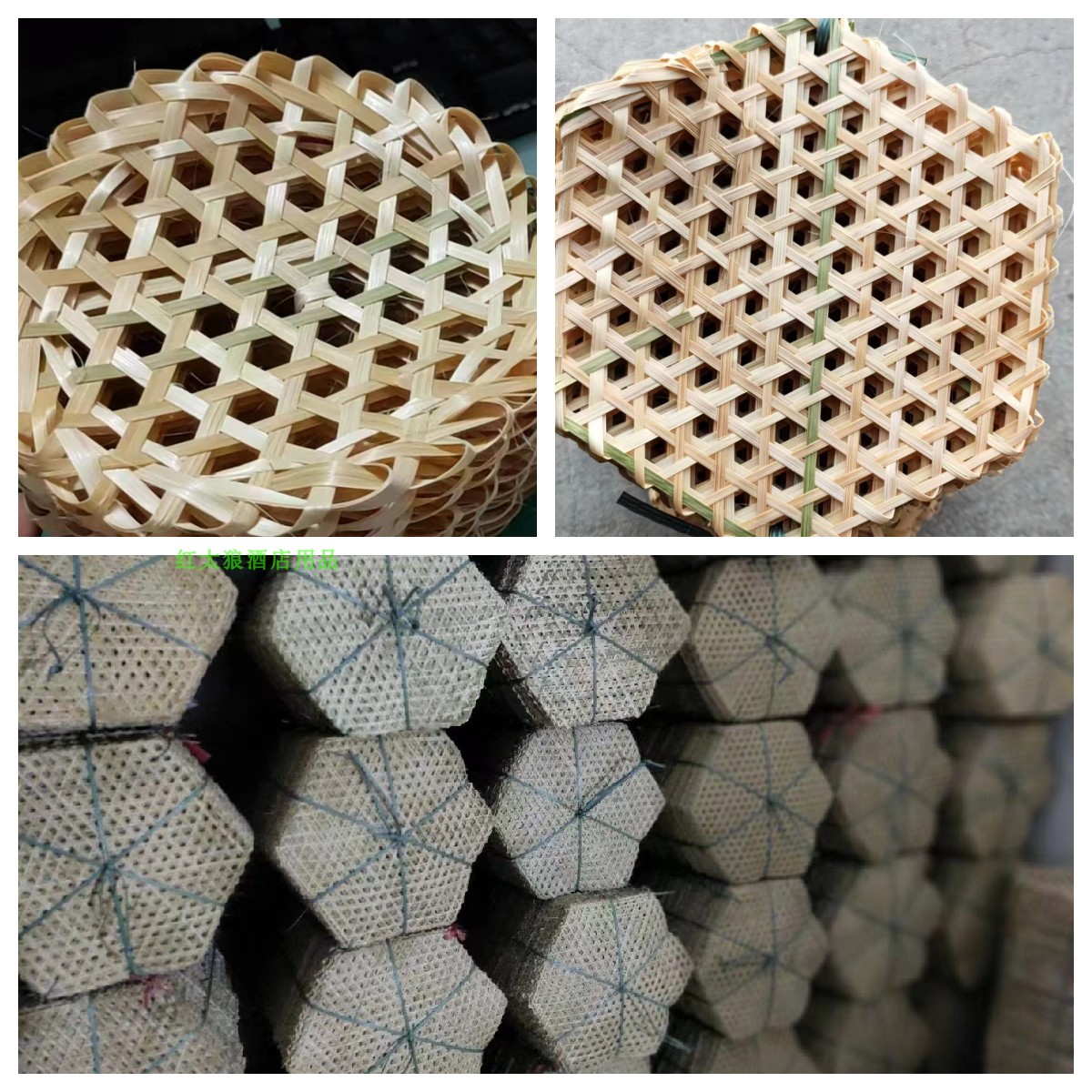 小竹网手工竹编织竹达六角竹网餐垫竹蒸垫酒店用品防粘锅竹板竹笪