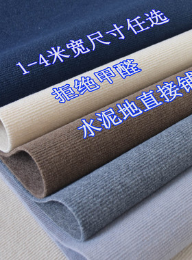 办公室灰色商用地毯大面积全铺房间拍照耐脏纯色卧室客厅可裁剪