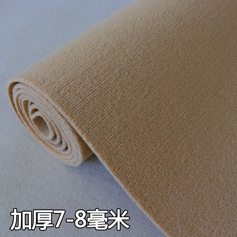 驼色加厚8mm满铺家用卧室房间地毯