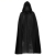Black Knitted Grim Reaper Cape 1.7m[Thin and Transparent]