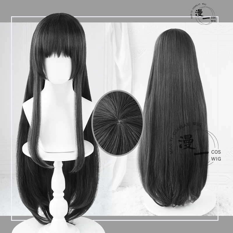 漫一  魔法少女小圆 晓美焰 cos假发 仿真头皮顶