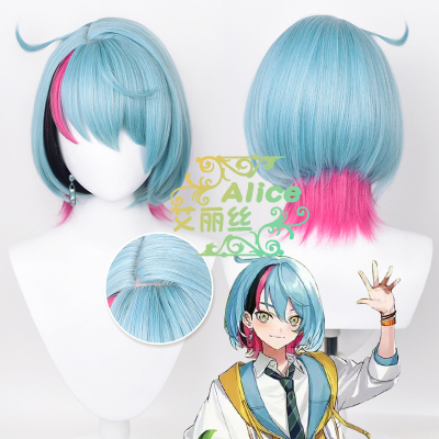 taobao agent Alice Vtuber virtual idol anchor Rainbow EN Phase 6 KYO Kaneko cos wig