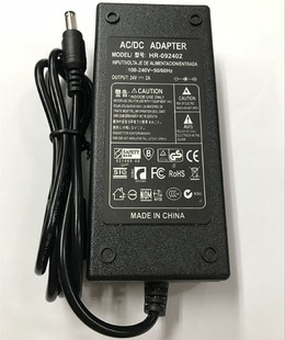 1.5A 现货DC24V 直流稳压电源24v 2a通用充电器 2A电源适配器