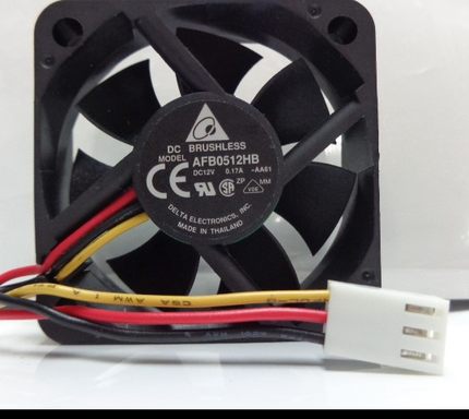 全新台达DELTA 5015散热风扇AFB0512HB 12V 0.17A测速5CM三线风机