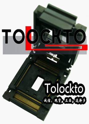 原装进口 IC测座座 烧录FPQ-160-0.65-10 QFP160/TQFP160/TQFP160