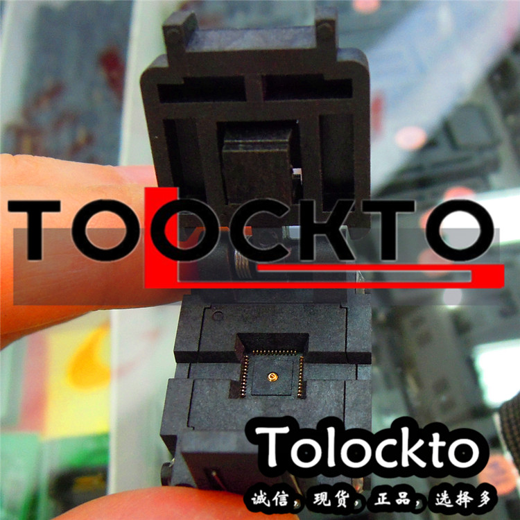 QFN48-0.4IC芯片烧录座测试座