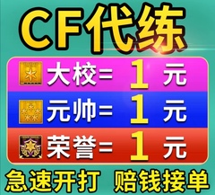 cf代练穿越火线等级刷经验纯手工速刷安全分升级快打排位徽章租房