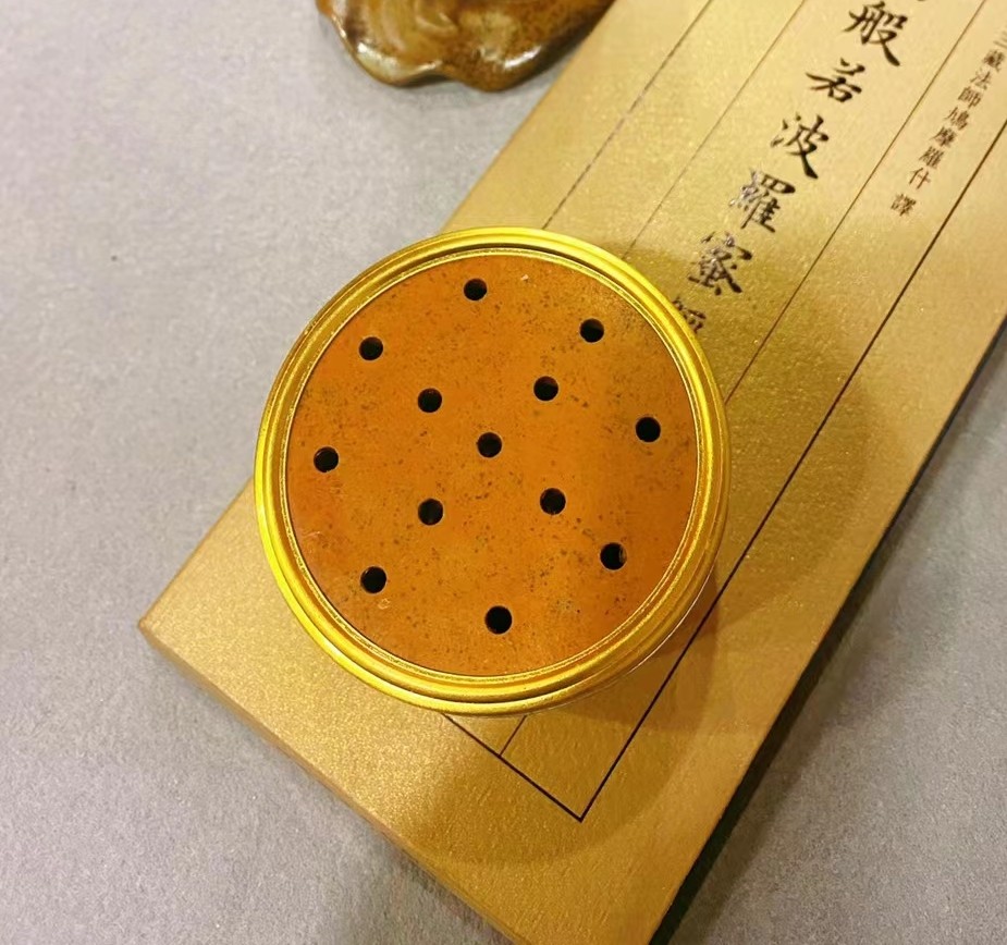 砭石艾灸盒随身灸调理脾胃姨妈防烫隔热全身通用艾灸罐艾柱54粒