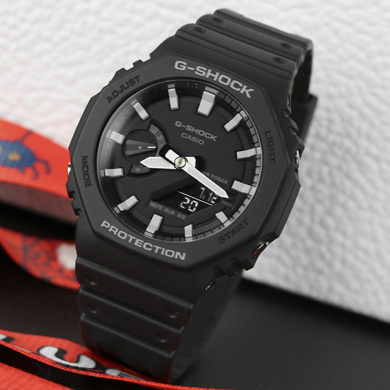 卡西欧农家橡树ga-2100-1a/2/4/5/a1绝版限量八角运动防水手表男