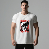 创意运动纯棉宽松短袖 衫 t恤宽松夏季 半袖 体恤上衣 薄款 健身男士