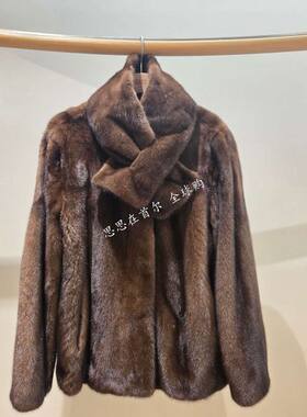韩国代购 DAKS 26冬 皮草 DLCO6D610