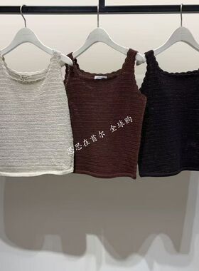 韩国代购 CASHMERE 26夏 背心 CM2G5-KTO627W