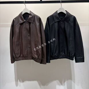 韩国代购 CASHMERE 26秋 皮衣 CM2G8-LOT402W