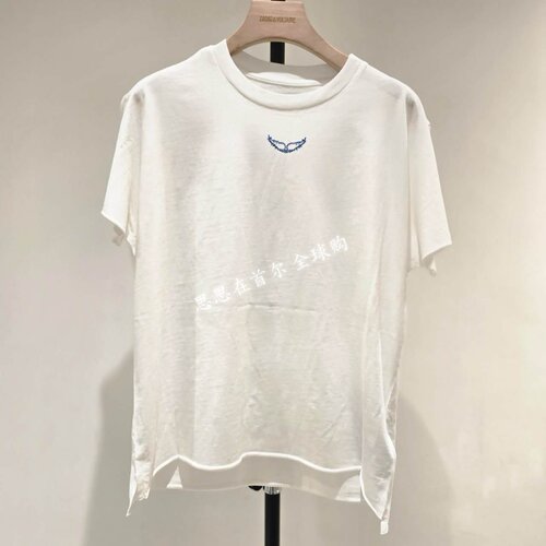 韩国代购 ZADIG&VOLTAIRE 26秋 T恤 ZE6FFCTTE012