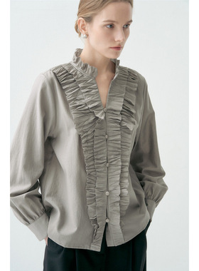 韩国代购 Lanvin Collection 26春 衬衫 1-WBL131W
