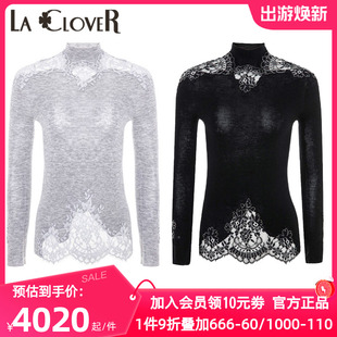 小高领长袖 羊绒衫 秋冬季 爱慕高端LACLOVER兰卡文正品 上衣LC72TH2